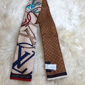 NEW Louis Vuitton Planet LV Bandeau Beige
